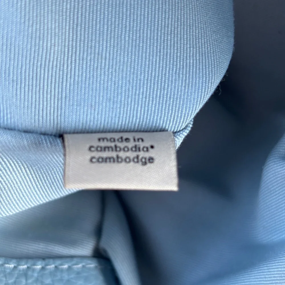 Coach Lexy Shoulder Bag Light Blue Pebbled Leather Hobo F28997‎